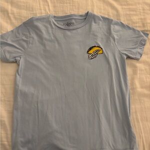 Light Blue Graphic T-Shirt